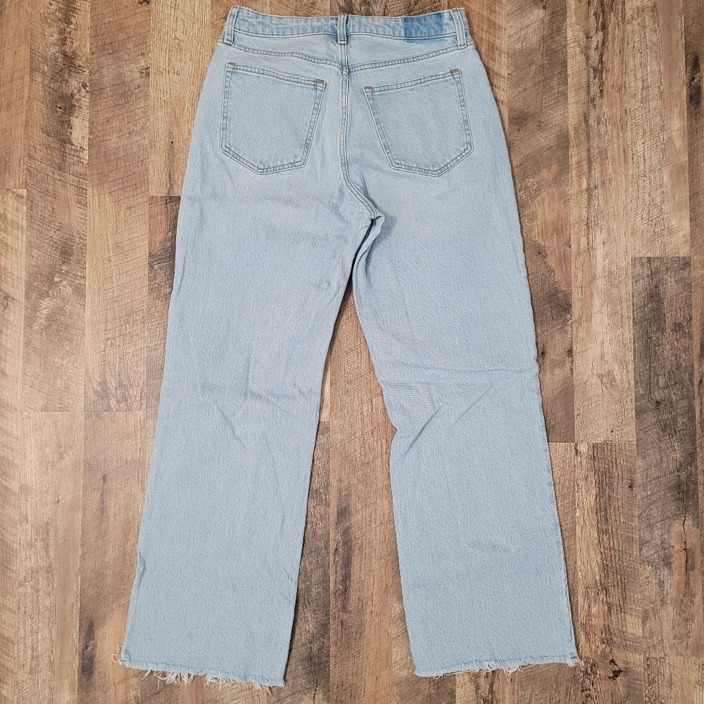 Abercrombie & Fitch The 90s High Rise Relaxed Distressed Women's Jeans Curve Lov - Picture 5 of 10